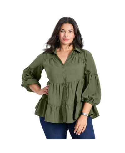Женская туника Avenue Plus Size Amari Tiered