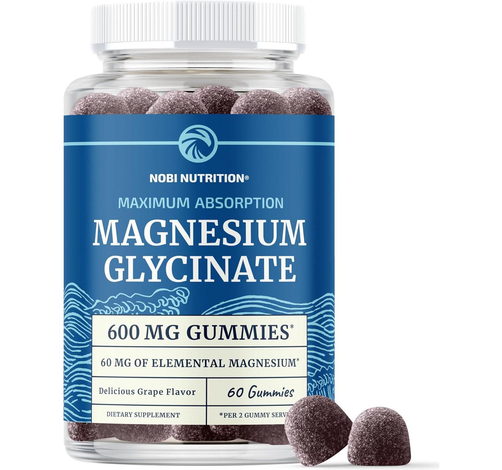 Magnesium Glycinate Gummies, 60ct