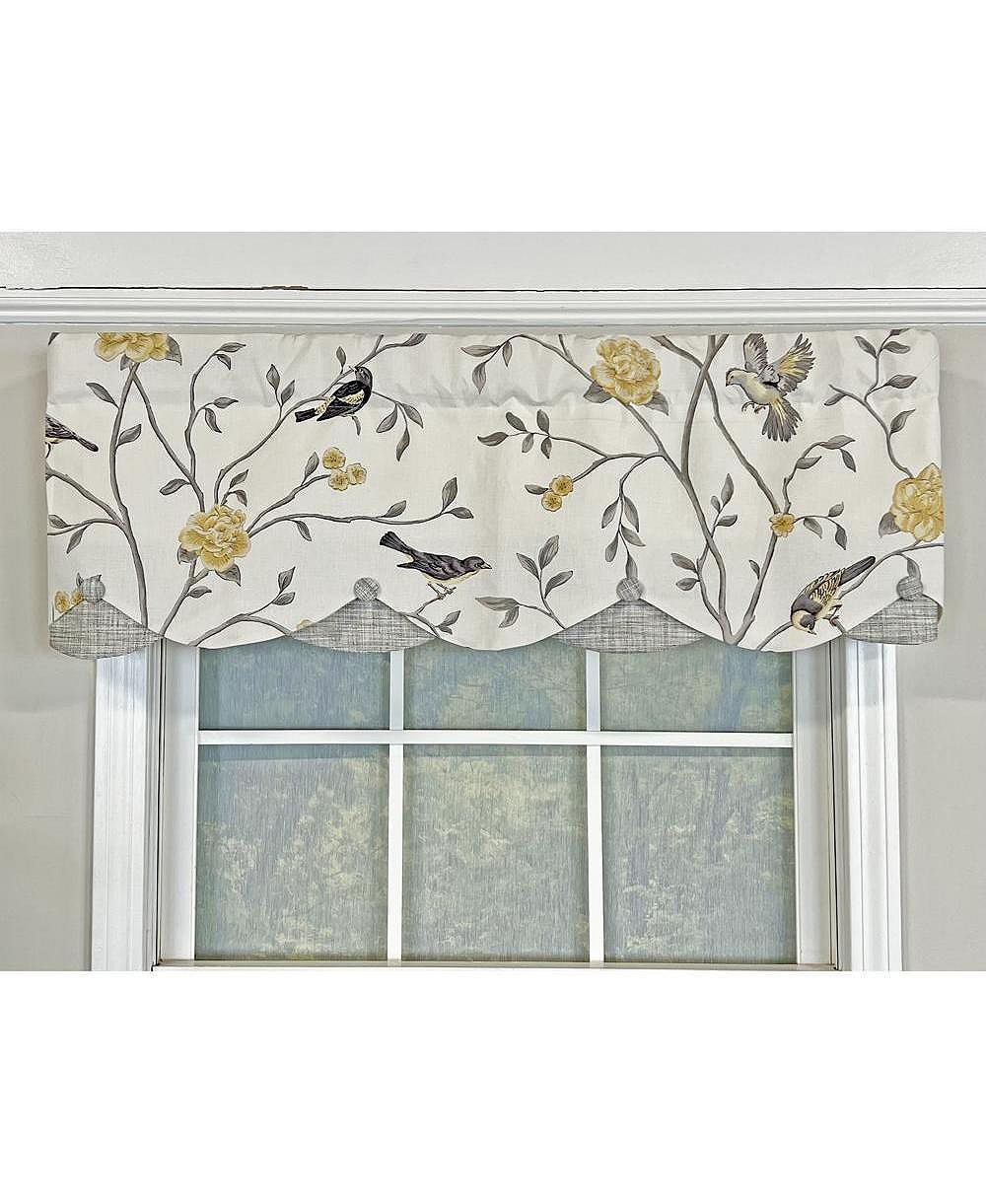 Занавеска RLF Home Trend Bird Petticoat Valance, 50" x 15"