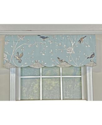 Занавеска RLF Home Trend Bird Petticoat Valance, 50" x 15"