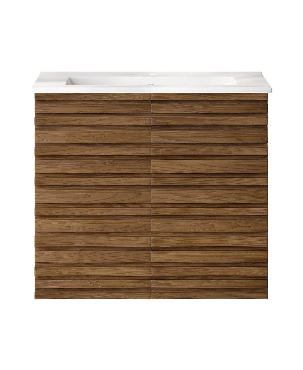 Swiss Madison Cascade Wall-Mounted Bathroom Vanity with Sink Top