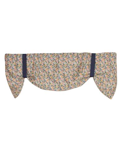 RLF Home Petite Suspender 100% Cotton with Fully Lined 3" Rod Pocket Valnance for Windows 50" x 17" Multi