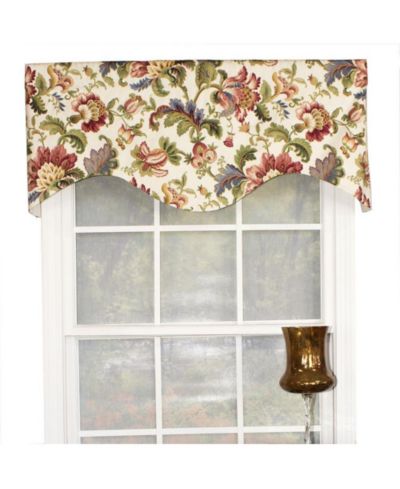 RLF Home декоративная каскадная занавеска Cornice 3" Rod Pocket Eggshell