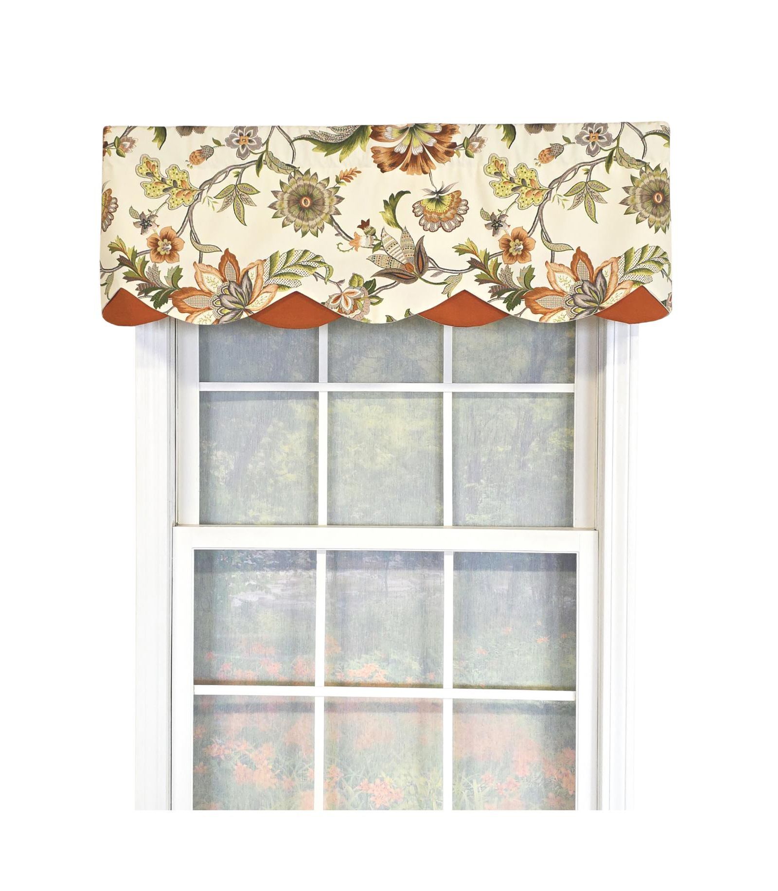 Занавеска RLF Home 100% Cotton Zanzibar Petticoat 50" x 17"