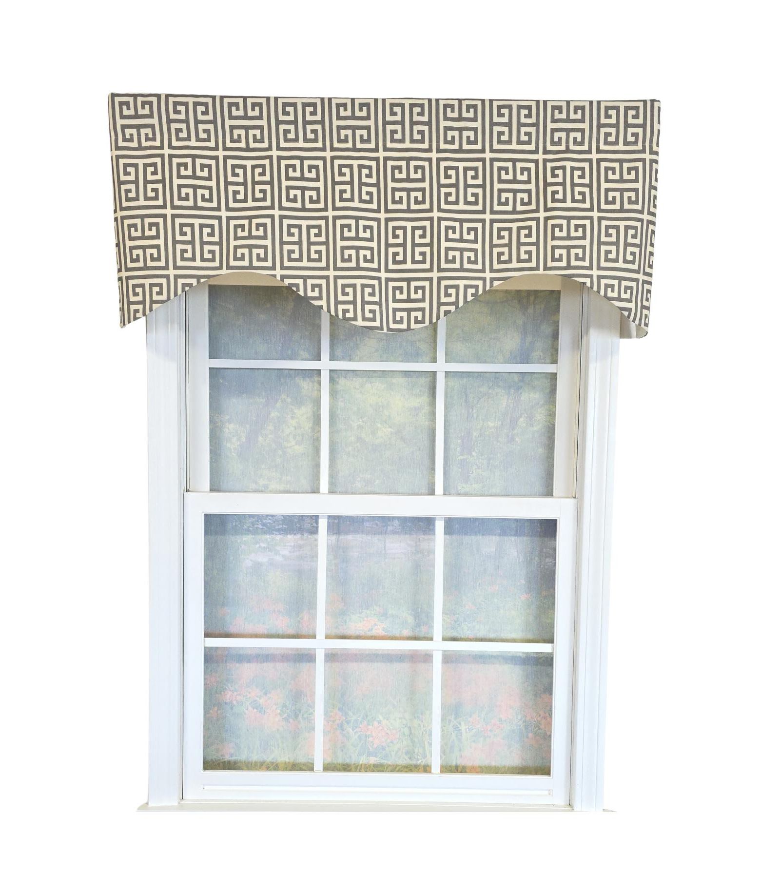 RLF Home занавеска на окно из 100% хлопка, 50" x 17"