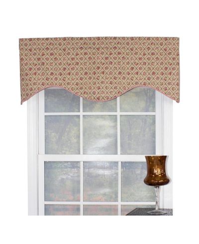 RLF Home Petite декоративный карниз из 100% хлопка, 50" x 17" Harvest