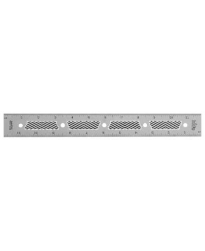 JessEm 07411 линейка Precision Stainless Steel 12 Inch