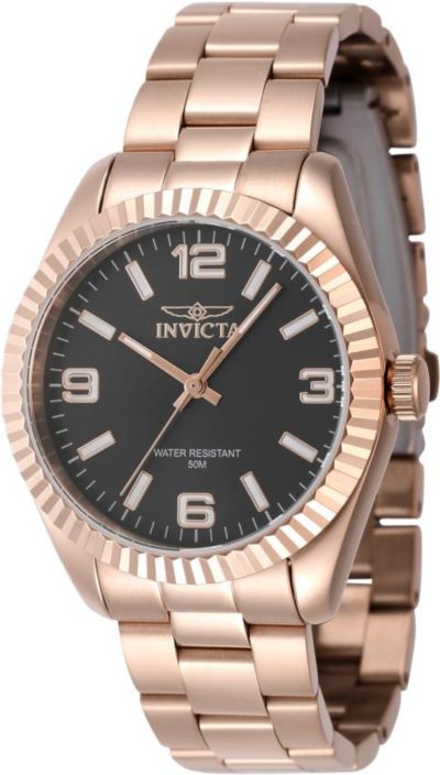 Женские кварцевые часы Invicta 47476 Specialty с черным циферблатом