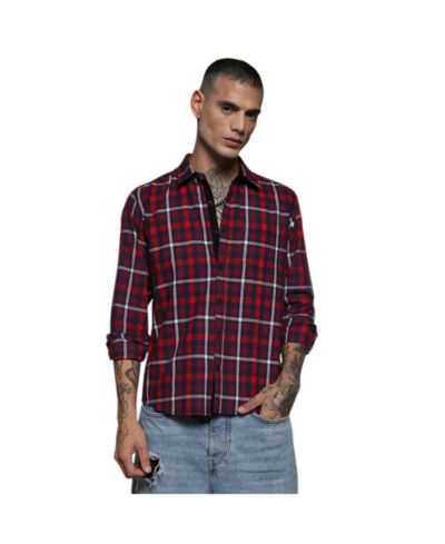 Мужская рубашка Campus Sutra Tartan Plaid