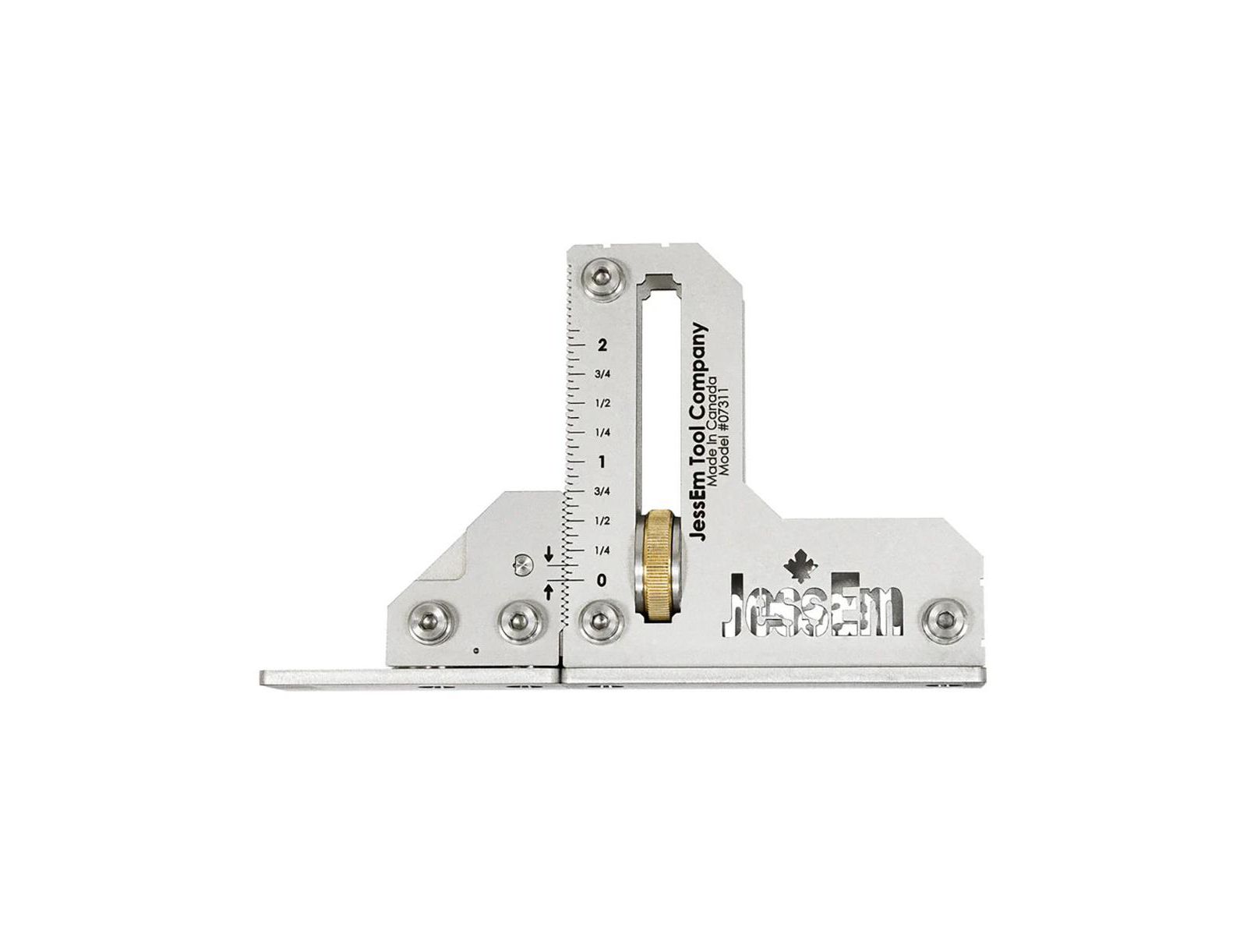 JessEm 07311  - Imperial - Small 14 Guage Stainless Steel Tool Setting Gauge