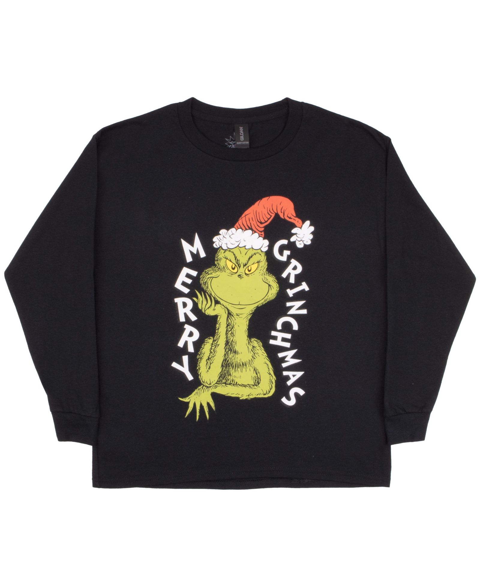The Grinch Merry Grinchmas Big Boys Long Sleeve Tee