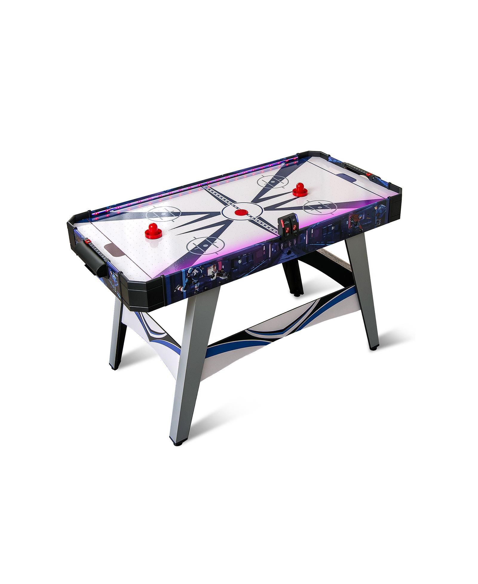 Air Powered Hockey Game Table with 2 Pushers and Pucks