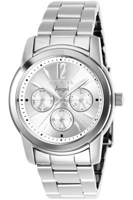 Invicta женские кварцевые хронографы Angel 0461 с серебряным циферблатом