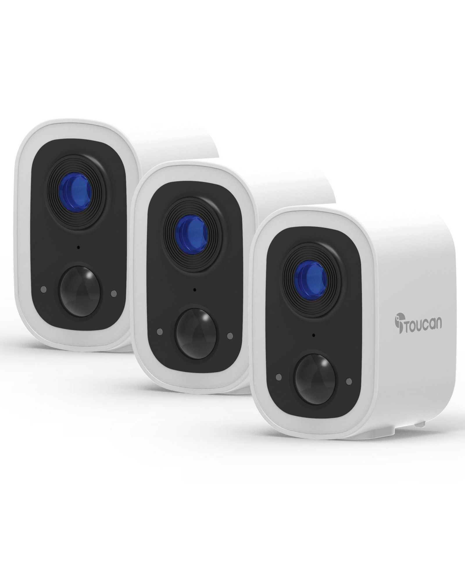 Беспроводная камера безопасности Toucan S4 комплект из 3 шт без подписки