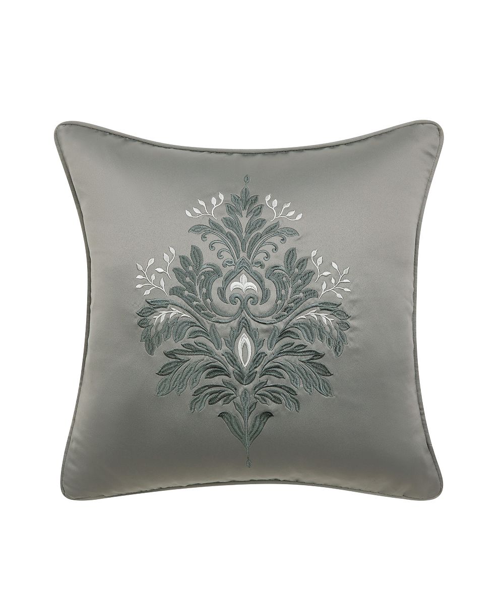J Queen New York Renata Embroidered Decorative Pillow, 18" x 18"