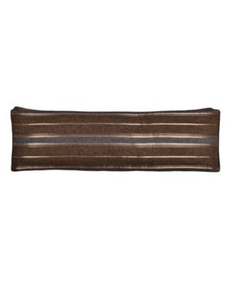 Декоративная подушка J Queen New York Sofia, велюровая в полоску, 15" x 52"