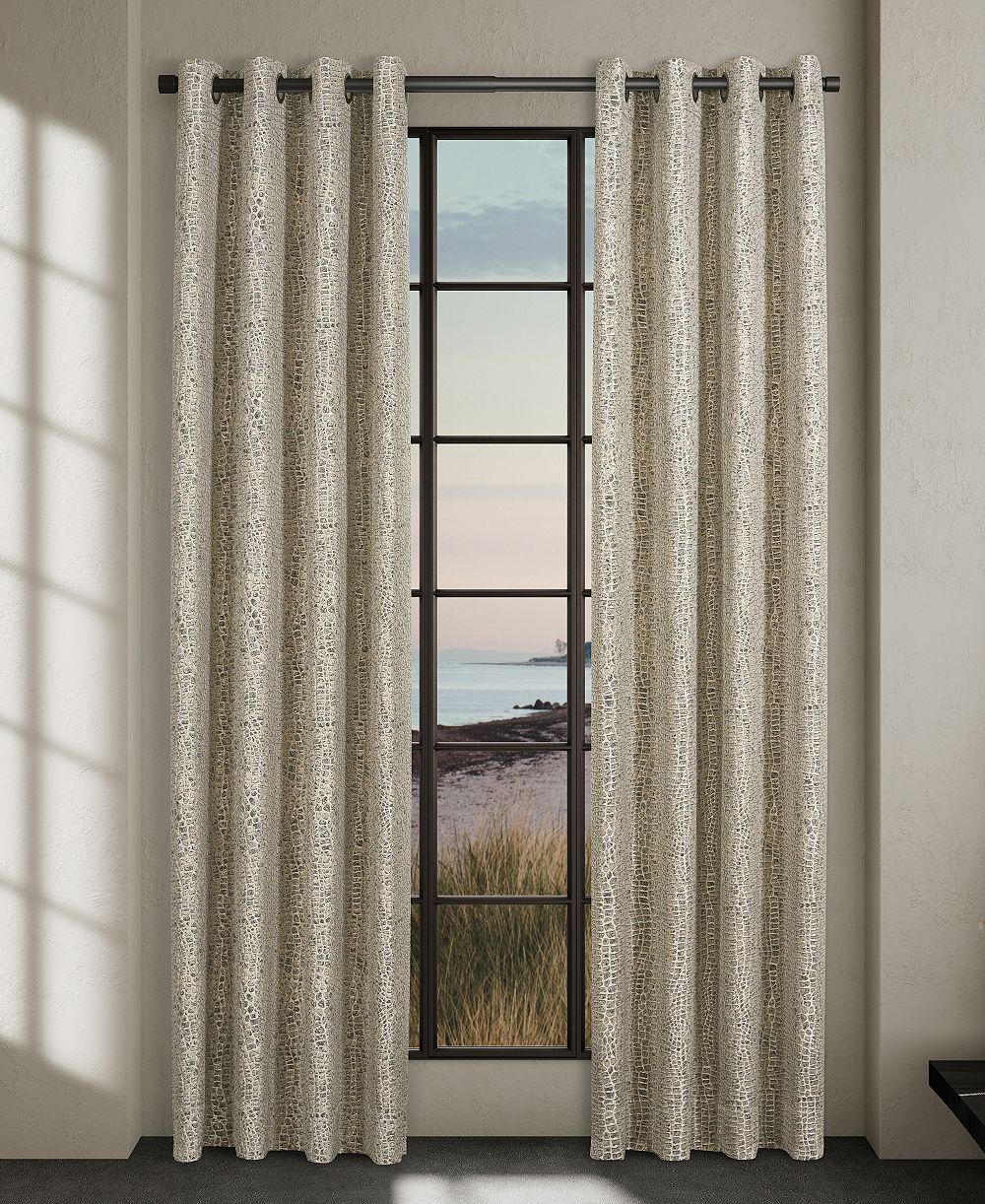 J Queen New York Habitat Grommet Panel Pair, 50" x 84"
