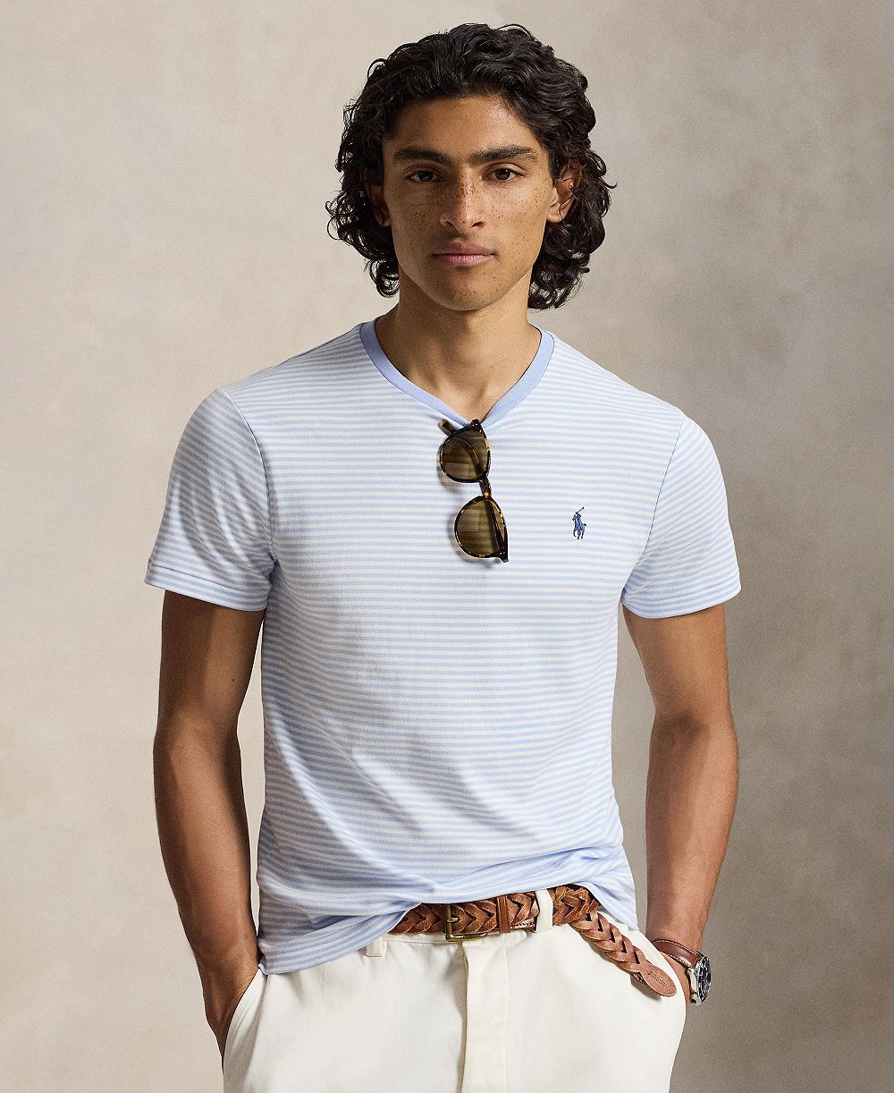 Polo Ralph Lauren Men's Iconic Mesh Crewneck T-Shirt