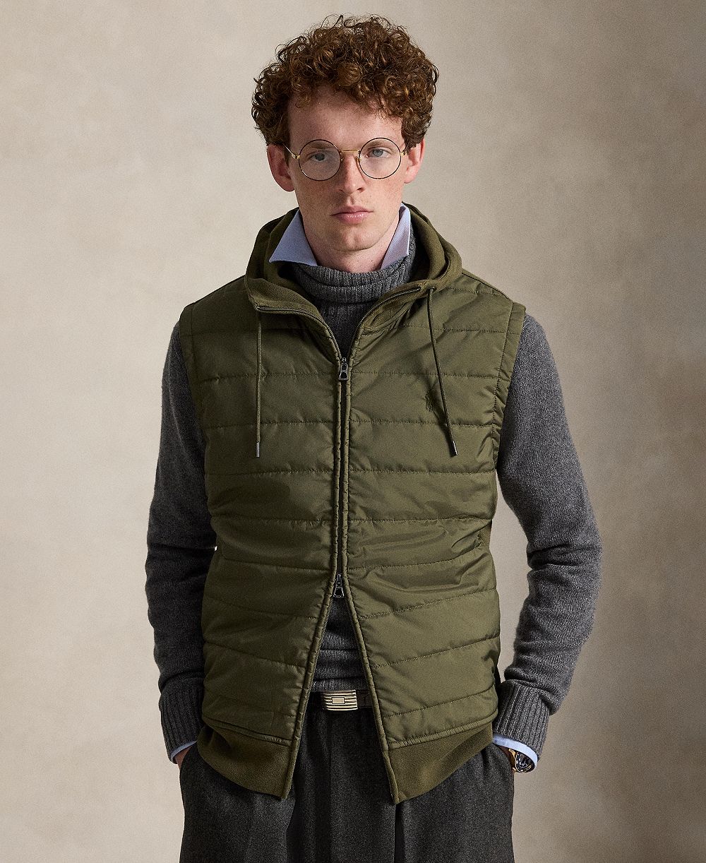 Polo Ralph Lauren Men's Hybrid Hooded Vest
