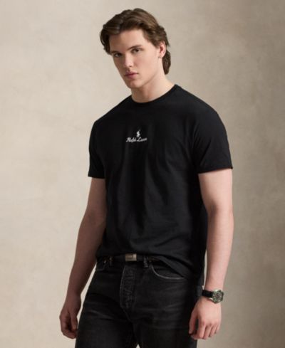 Мужская футболка Polo Ralph Lauren с коротким рукавом и круглым вырезом