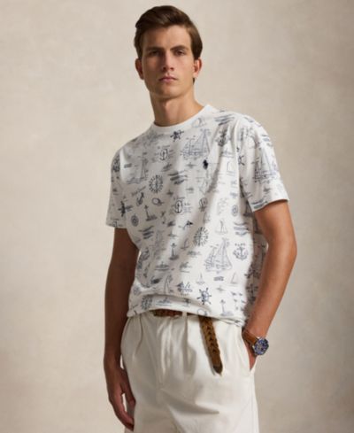 Polo Ralph Lauren Мужская футболка с принтом и коротким рукавом