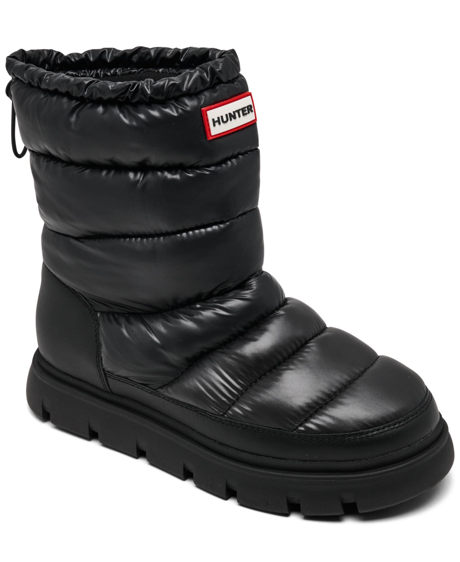 Hunter Women's Maribel Lug Sole Insulated Waterproof Snow Booties from Finish Line