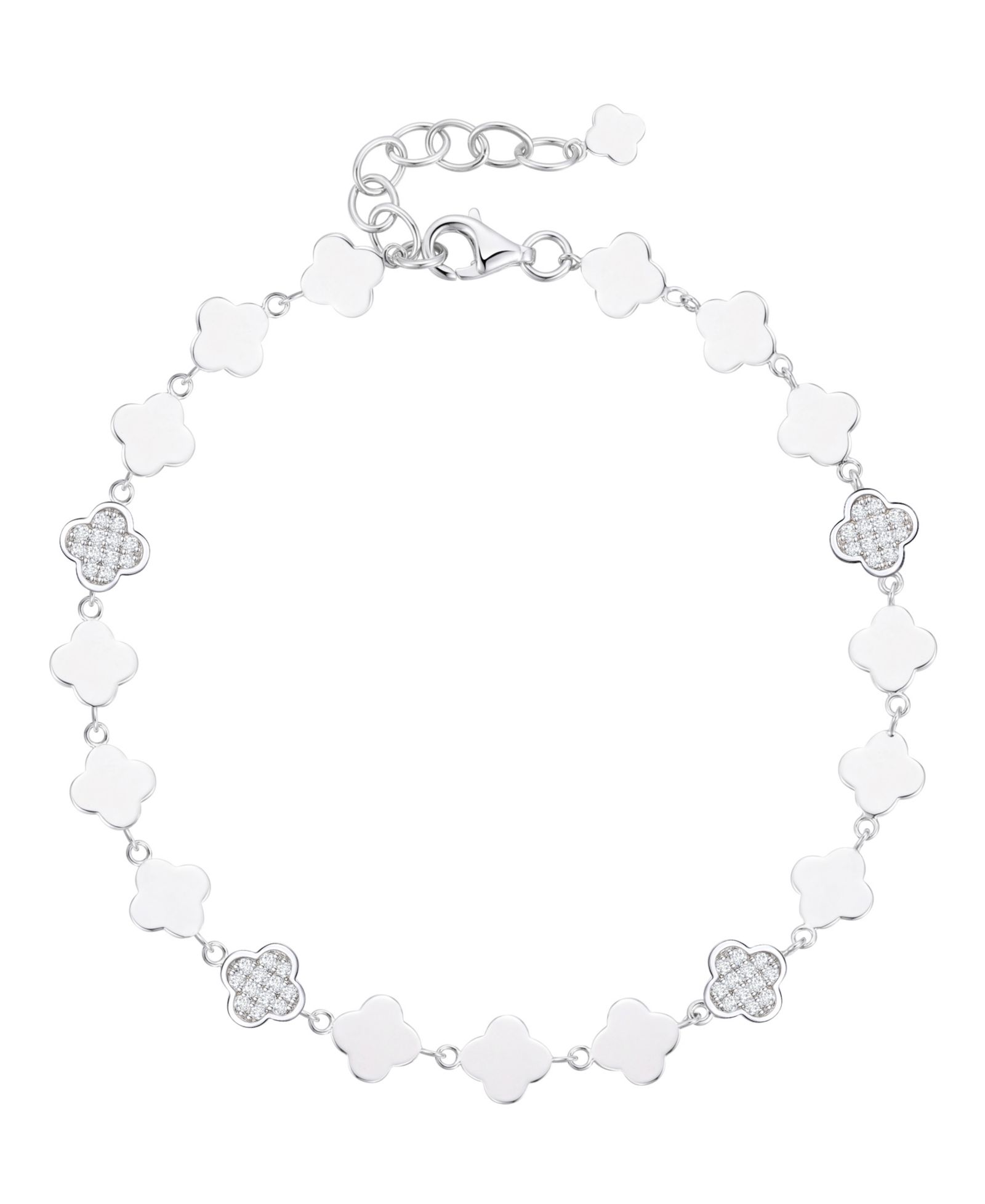 Браслет Macy's Diamond (1/4 ct. t.w.) из стерлингового серебра