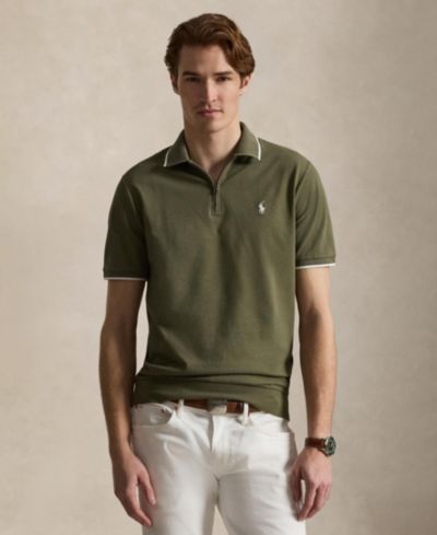 Поло Polo Ralph Lauren Men's Classic-Fit Stretch Mesh Zip