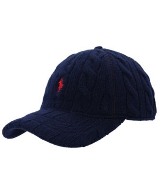 Мужская бейсболка Polo Ralph Lauren с узором в рубчик