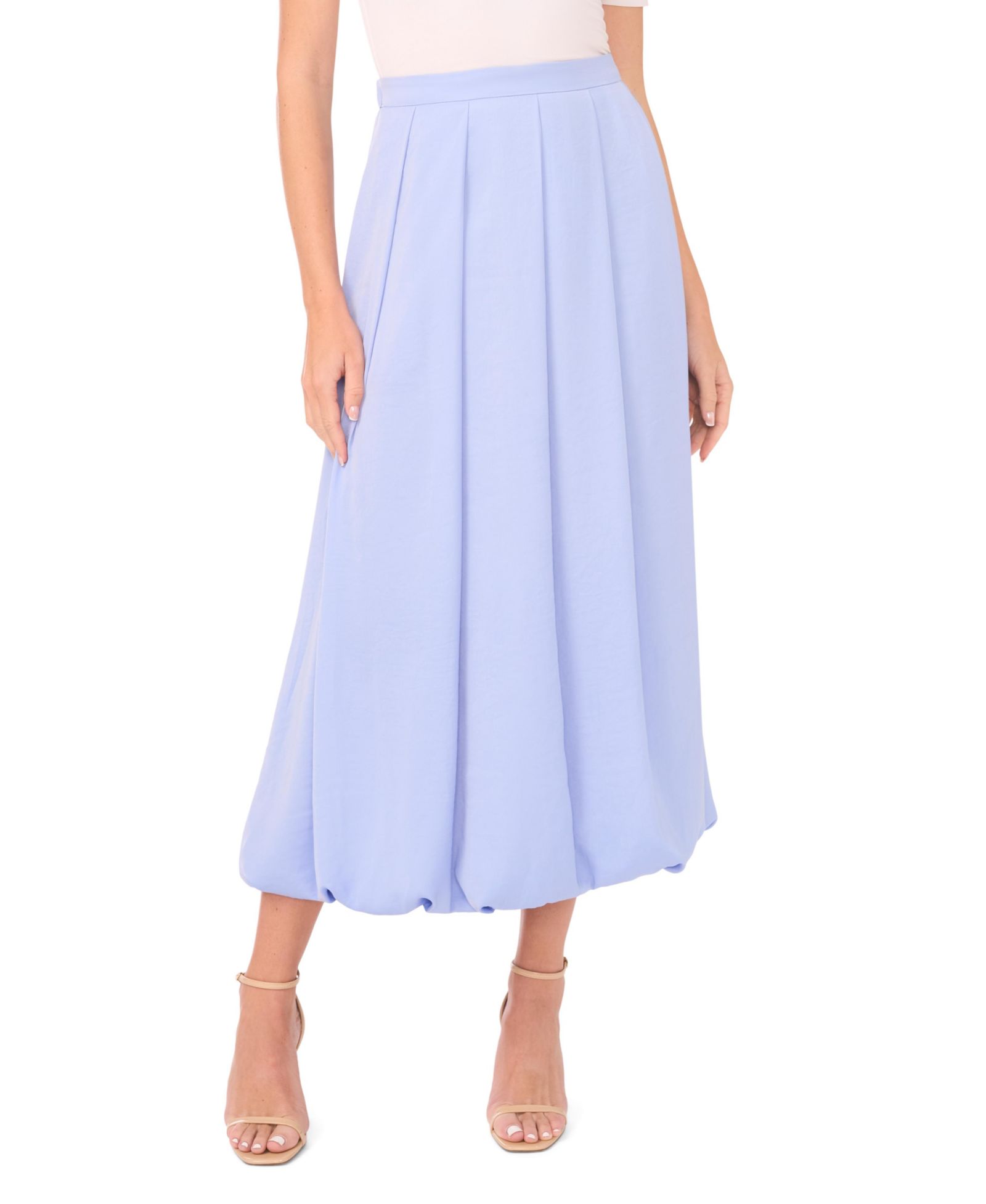 Vince Camuto Women's Bubble-Hem Midi Skirt