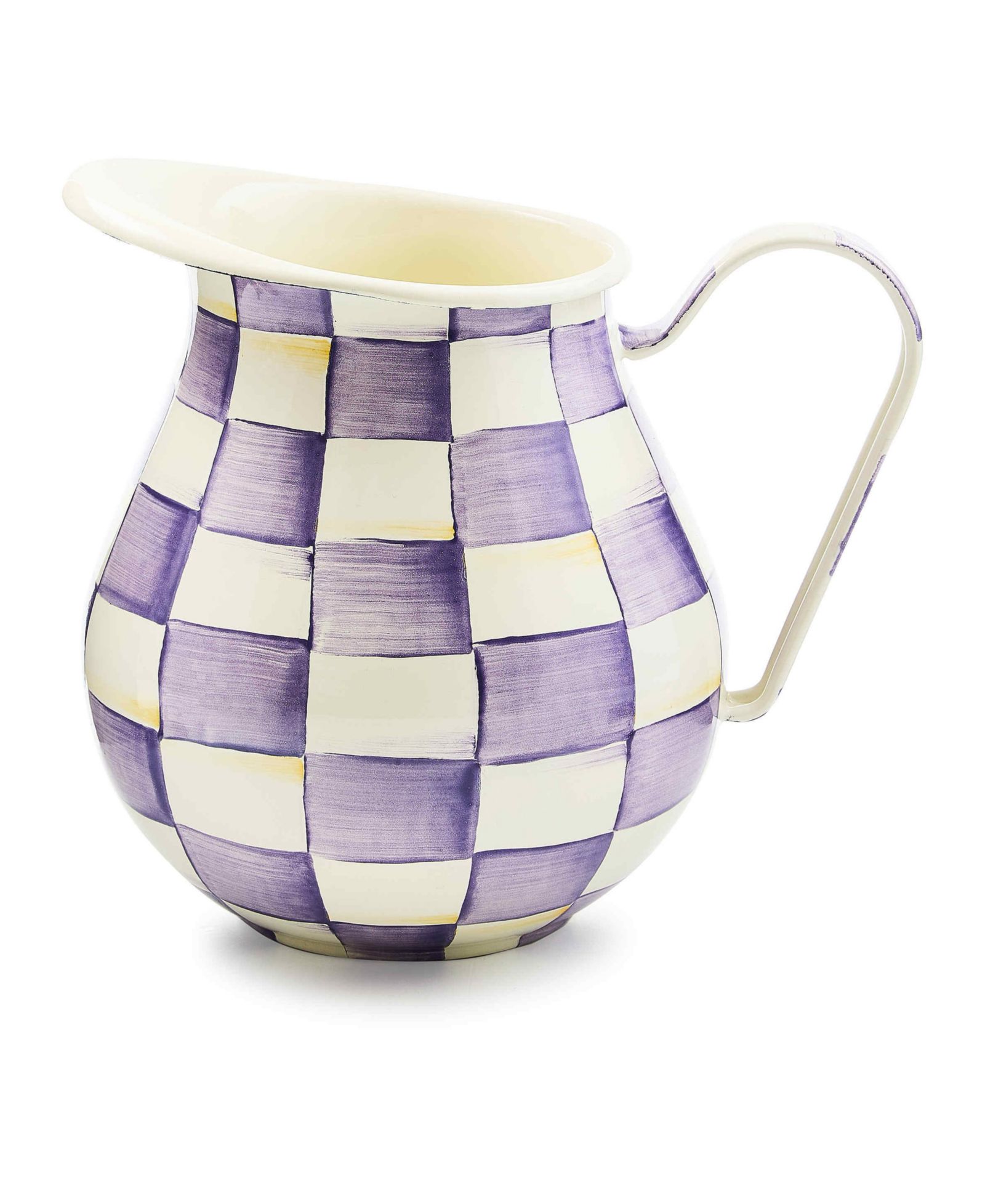 Кувшин MacKenzie-Childs Violet Check Handmade