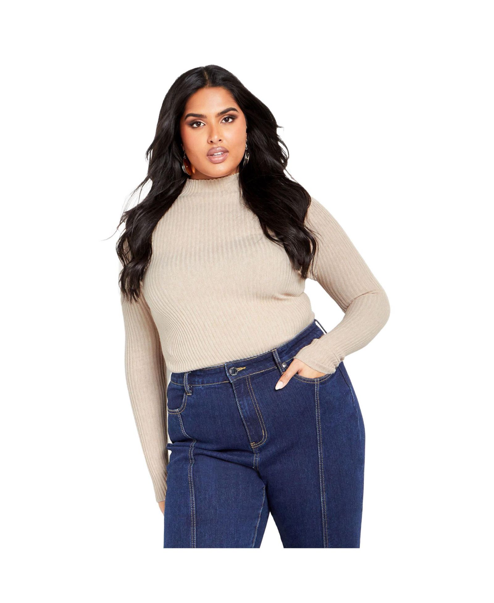 Женский свитер Avenue Plus Size Sina