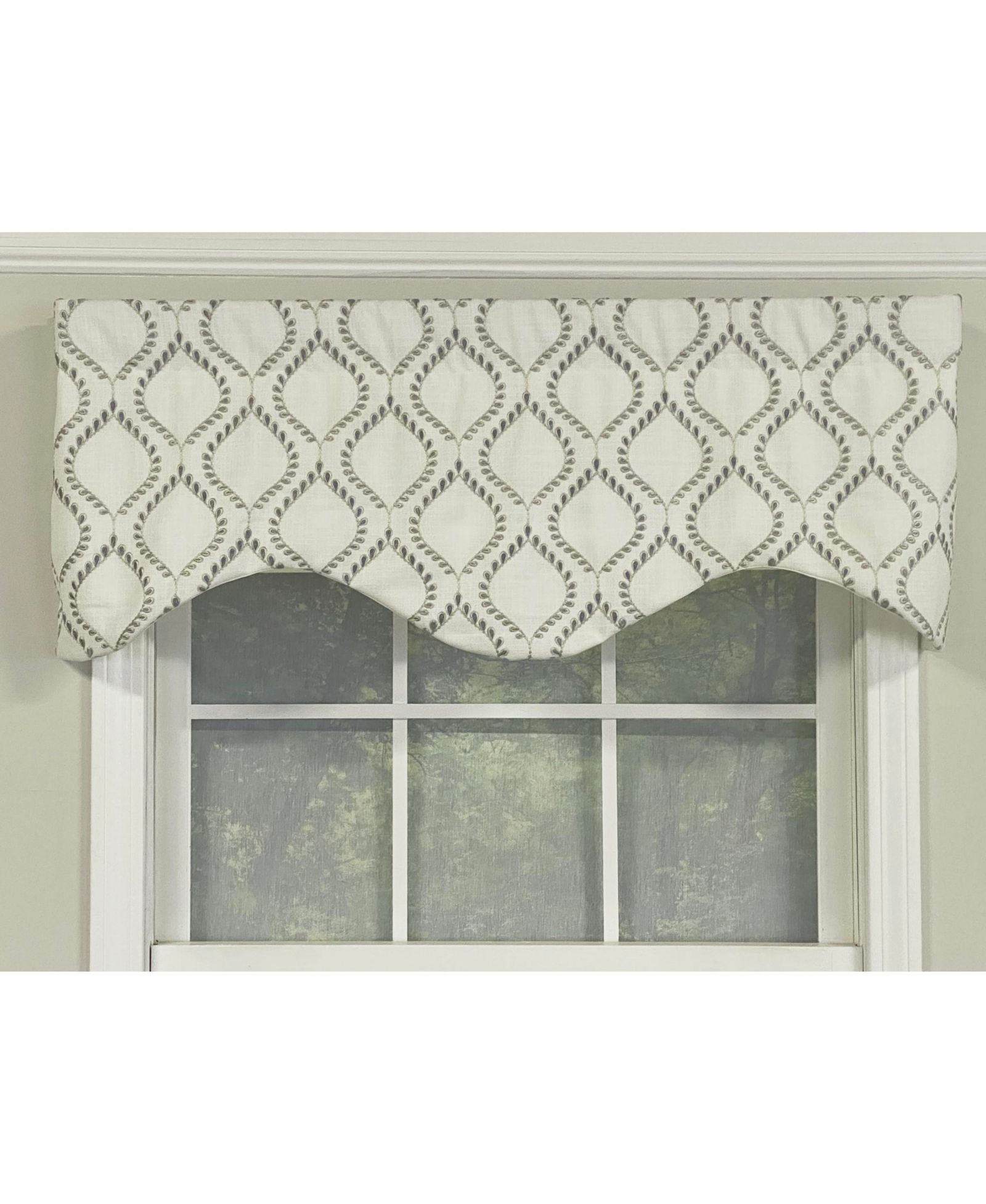 Валанс Go Getter Cornice 3" Rod Pocket 50" x 17" Moonstone от RLF Home