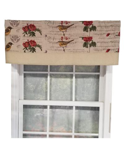 Занавеска RLF Home Song Bird 100% хлопок 50" x 15"