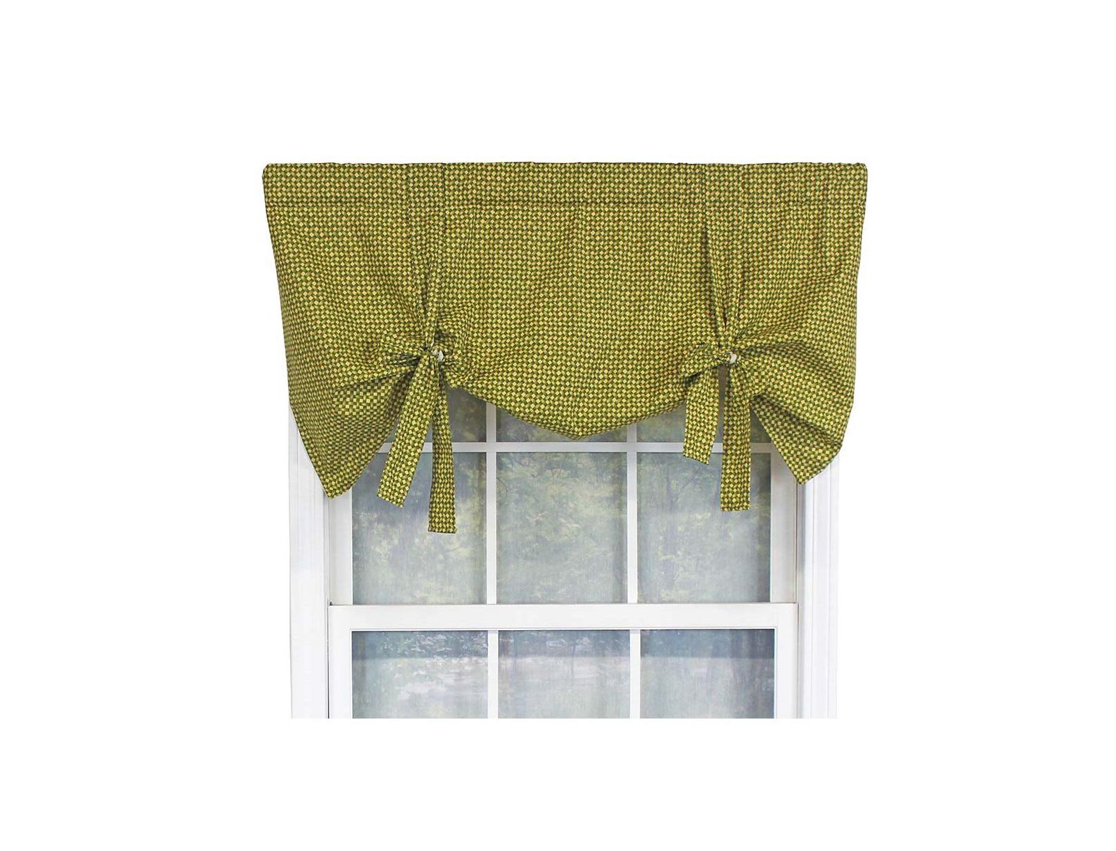 Карниз RLF Home Cabana Trellis Bold Color and Design с завязками, карман для штанги 3", 50" x 25"