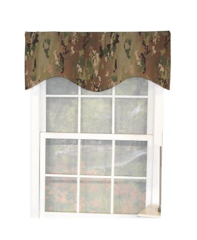 RLF Home занавеска RLF Home Cloak Cornice 100% Cotton 50" x 17" Green