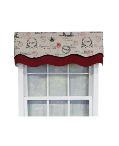 Занавеска RLF Home Mason Trimmed Glory 100% Cotton 50" x 16"
