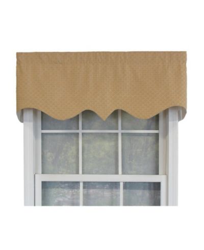 RLF Home занавеска Passat Regal из 100% хлопка, узор в ромбик, 50" x 17"