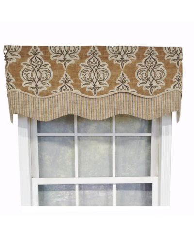 RLF Home Luxurious Modern Design Classic Jenna Glory Style Window Valance