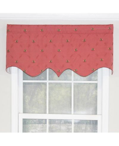 Декоративная занавеска Ribbit Regal Camelia, 50" x 17", красная