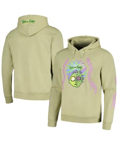Freeze Max Men's and Women's Olive Rick And Morty Pullover Hoodie