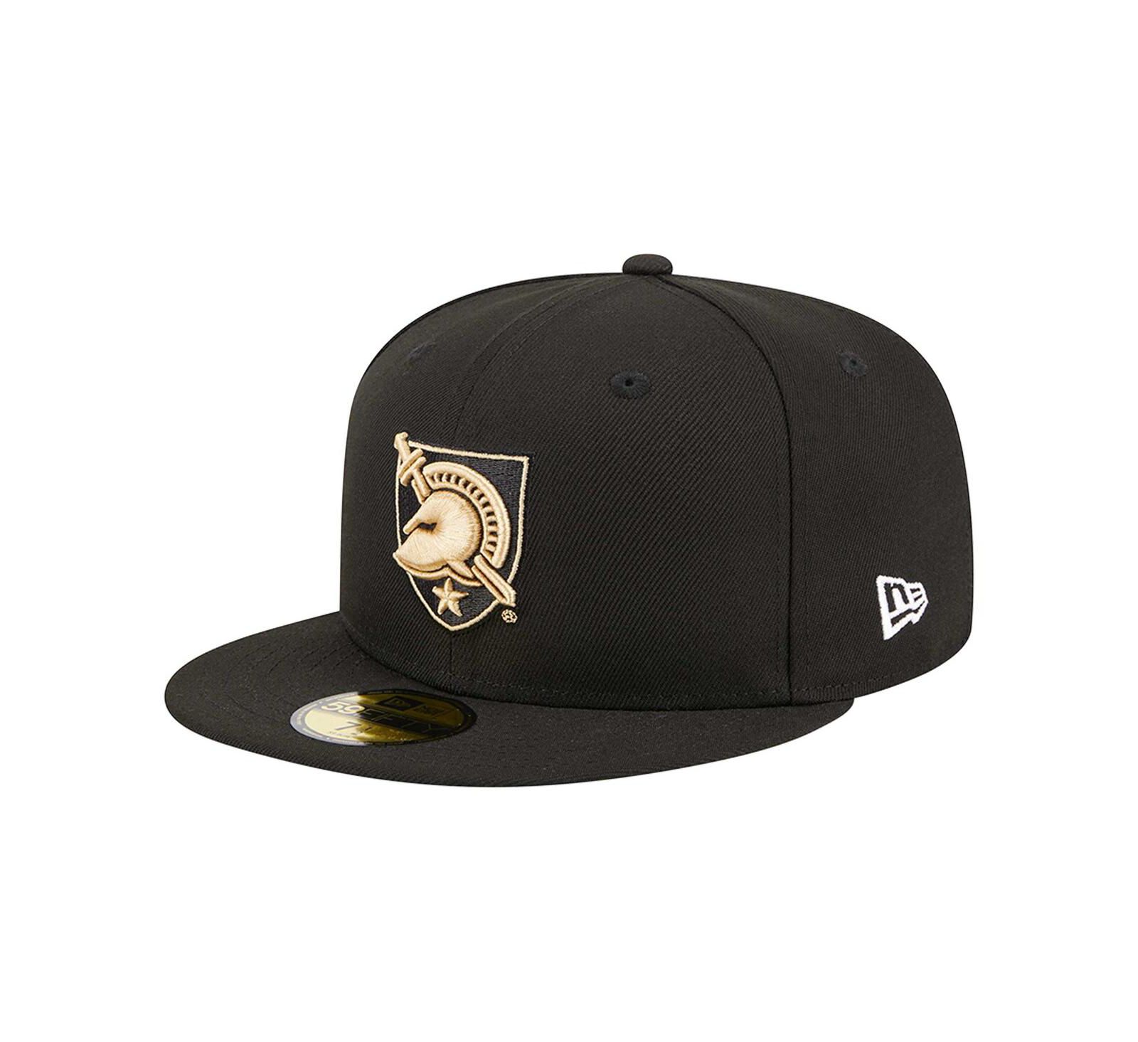 New Era Мужская приталенная кепка 59FIFTY Black Army Black Knights, черный