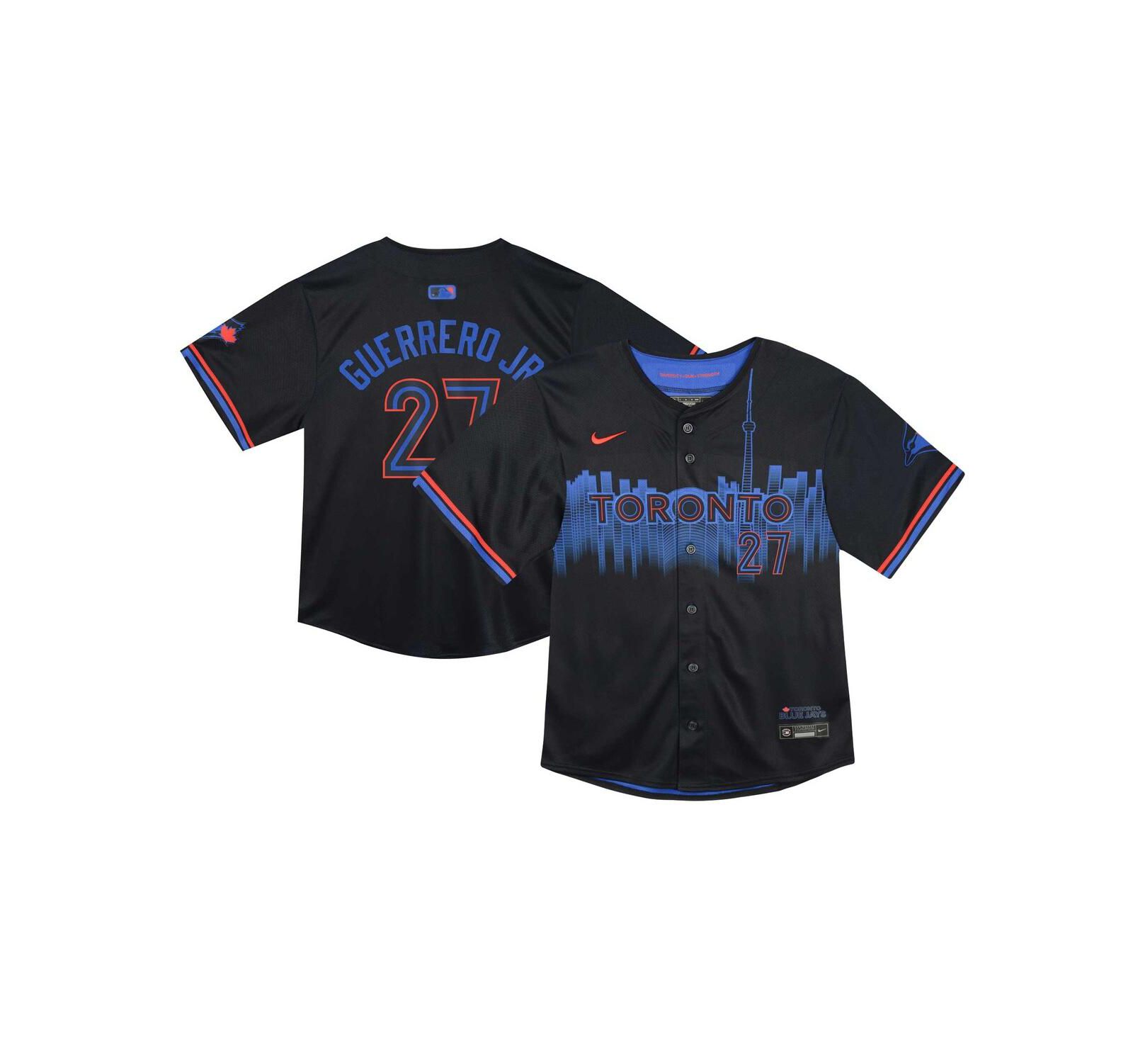 Nike Baby Boys and Girls Vladimir Guerrero Jr. Navy Toronto Blue Jays 2024 City Connect Limited Player Jersey джерси Nike