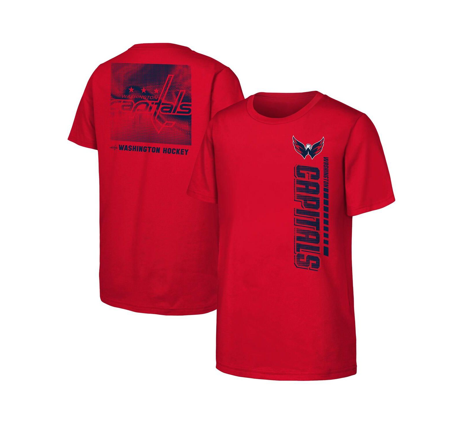 Футболка Outerstuff Big Boys and Girls Red Washington Capitals Atmosphere
