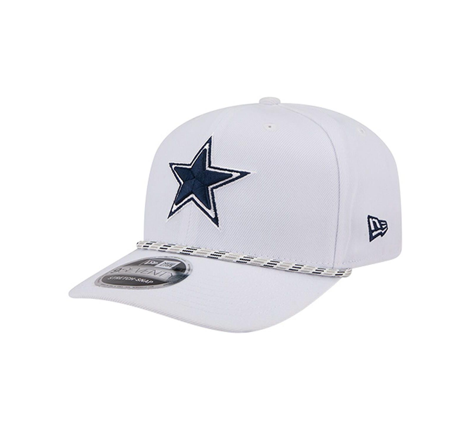 New Era Мужская кепка Dallas Cowboys White Gameday Multi Rope 9SEVENTY регулируемая