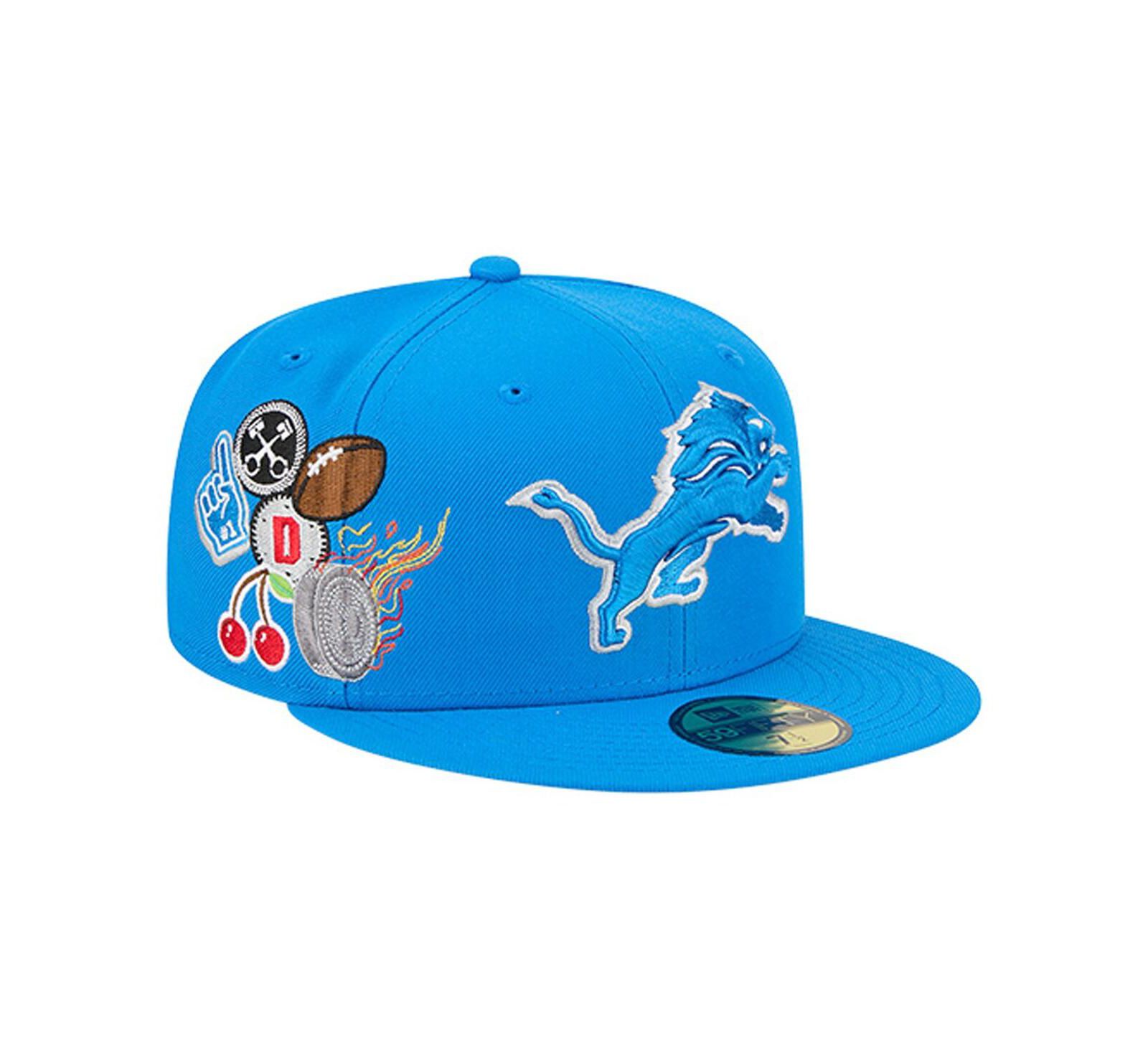 Мужская кепка New Era Detroit Lions Group Chat 59FIFTY Fitted