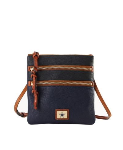 Dooney & Bourke Dallas Cowboys Team Logo Halftime Triple Zip Crossbody Bag