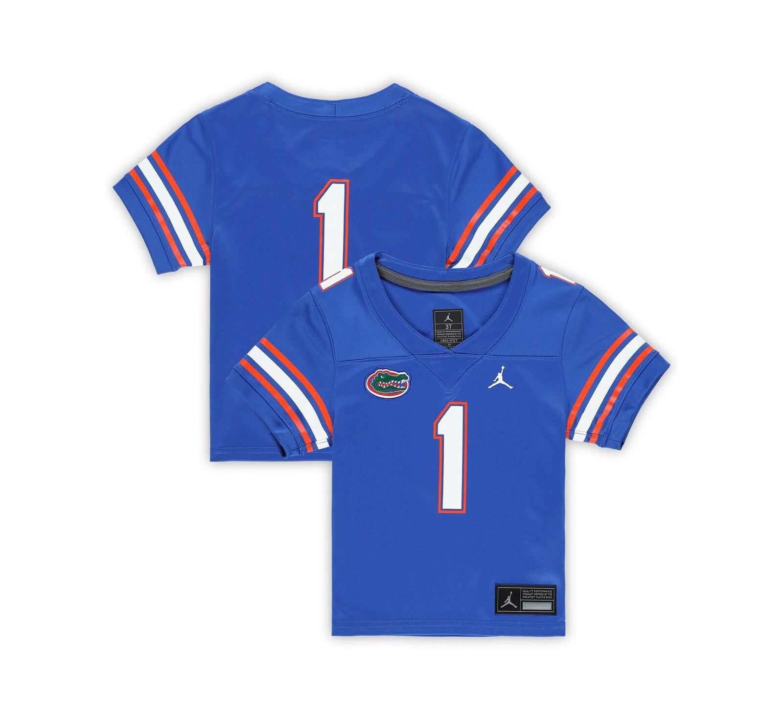 Детский репличный игровой джерси Jordan Royal Florida Gators
