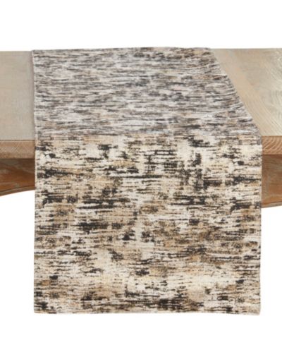 Saro Lifestyle Текстурированная жаккардовая дорожка для стола 16" x 72"
