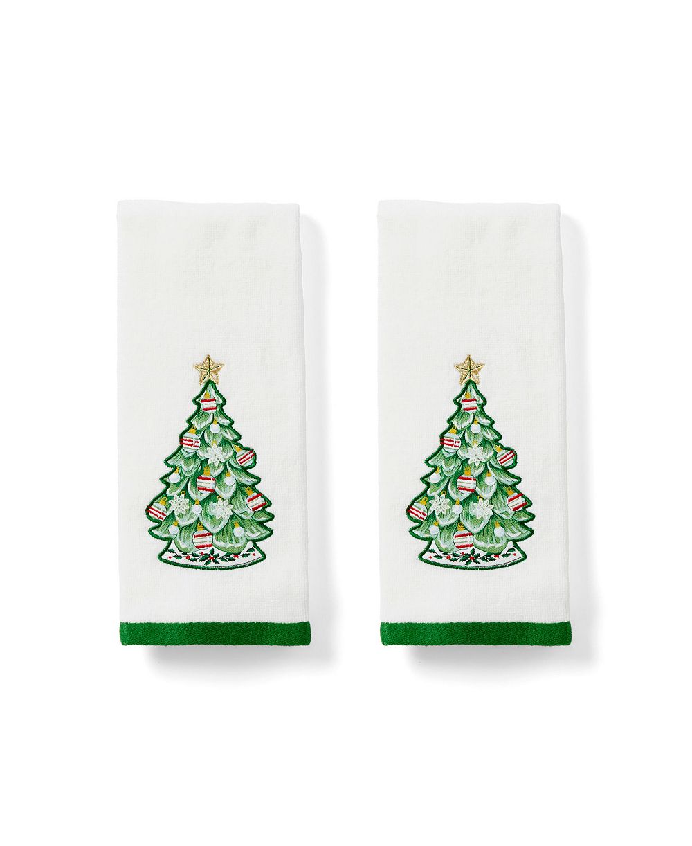 Lenox Advent Tree Kitchen Towels, Set of 2